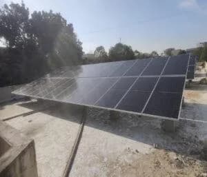 150 kW rooftop solar plant at New Mental Hospital, Ahmedabad